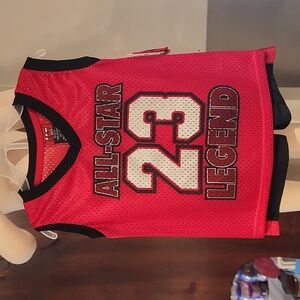 NEW TUFF GUYS 2PC SPORTS SET. SIZE 3T. ALL STAR MICHAEL JORDANS BULLS NUMBER.